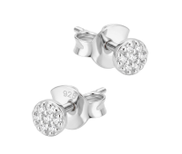 Crystal Silver Stud Earring STS-6458